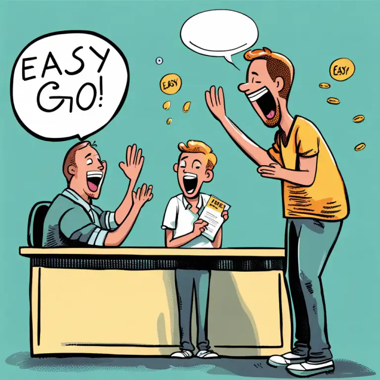 Visual representation of "easy come, easy go" - Something gained easily often can be lost easily too.