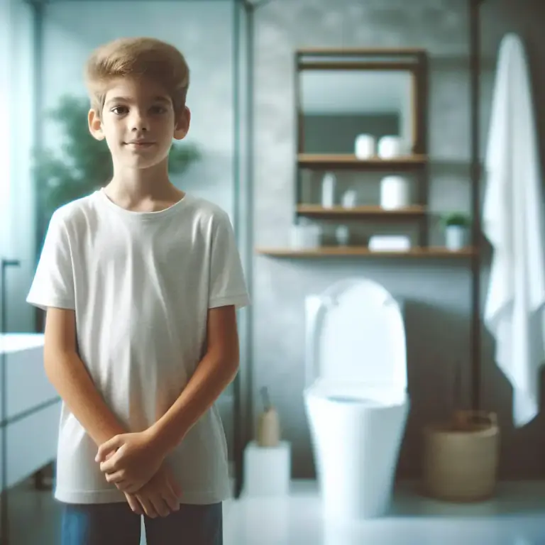 Visual representation of "urinate" - To pass liquid waste from the body.