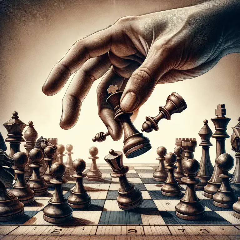 Visual representation of "move" - In chess and similar board games, change the position of a piece