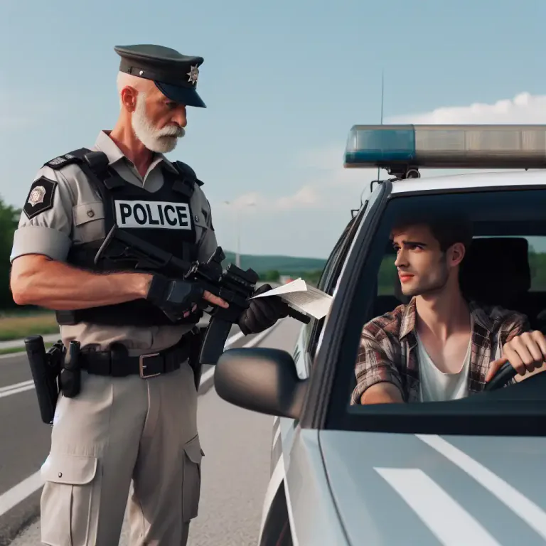 Visual representation of "trooper" - A state police officer.
