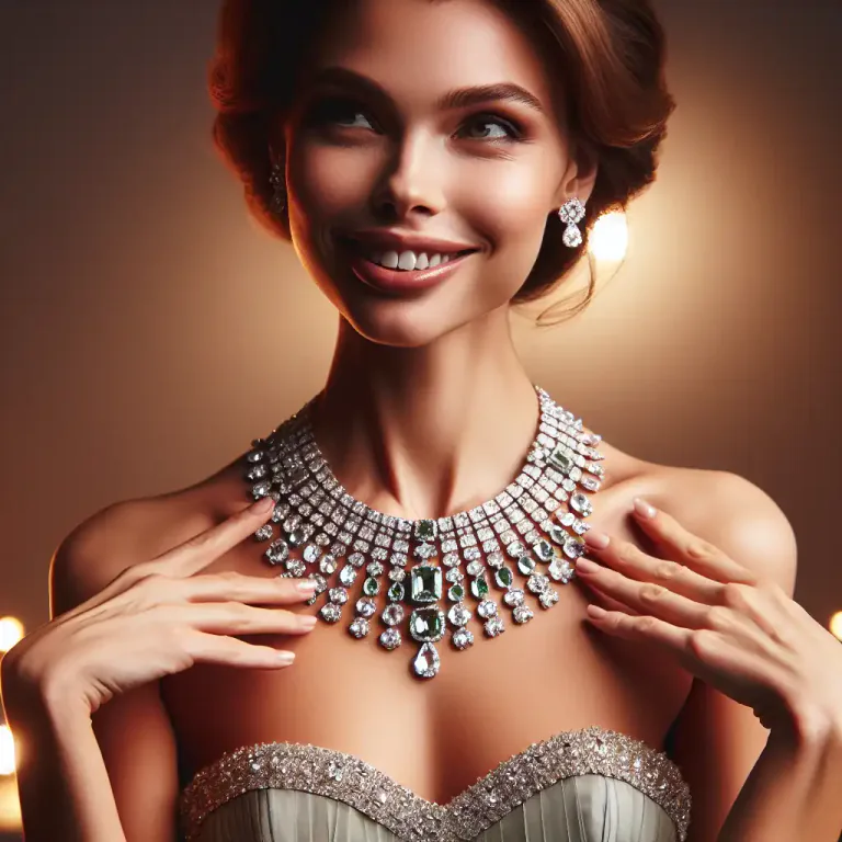 Visual representation of "rhinestone" - Rhinestone is also referred to fashion jewelry or accessories that have many small rhinestones.