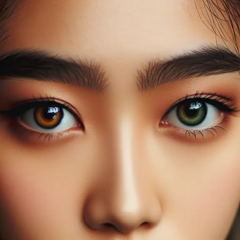 Visual representation of "hazel" - A color that is a combination of brown and green, usually used to describe eyes.