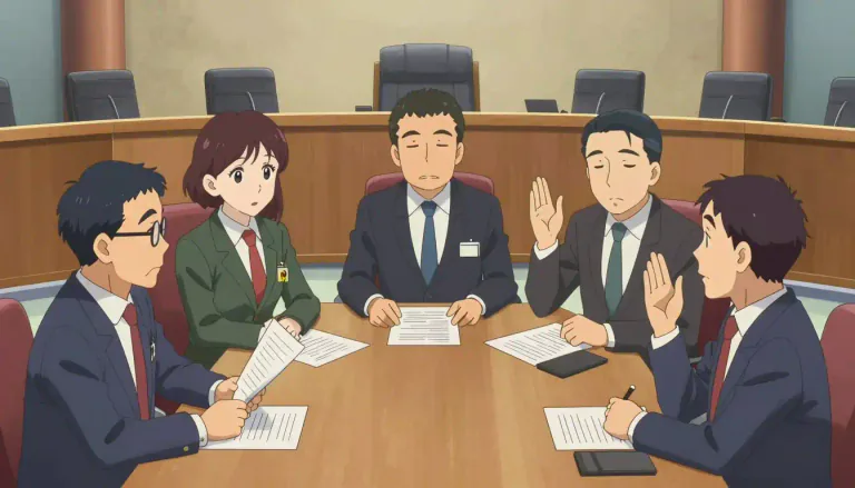 Visual representation of "caucus" - A meeting of members of a political party or faction to decide on policy or to choose delegates for a larger party conference.