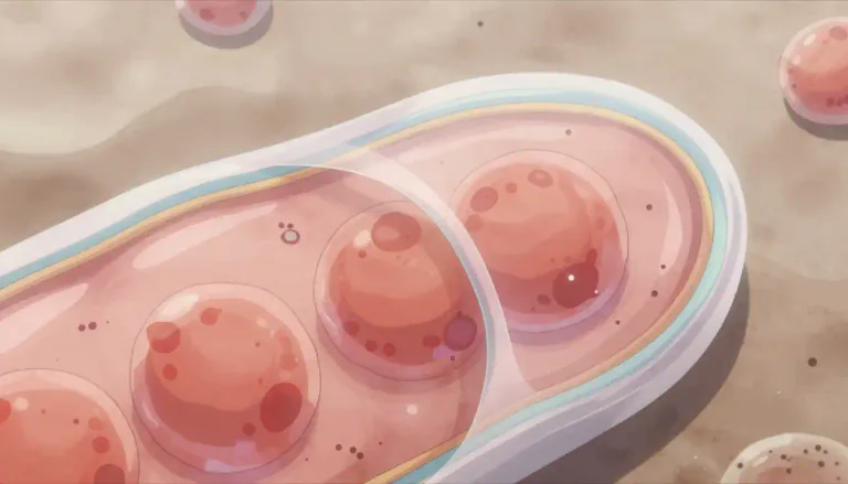 Visual representation of "membrane" - A thin sheet or layer usually covering something or dividing something