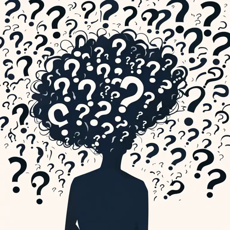 Visual representation of "collect yourself/your thoughts" - To gather your thoughts, to concentrate on your thinking