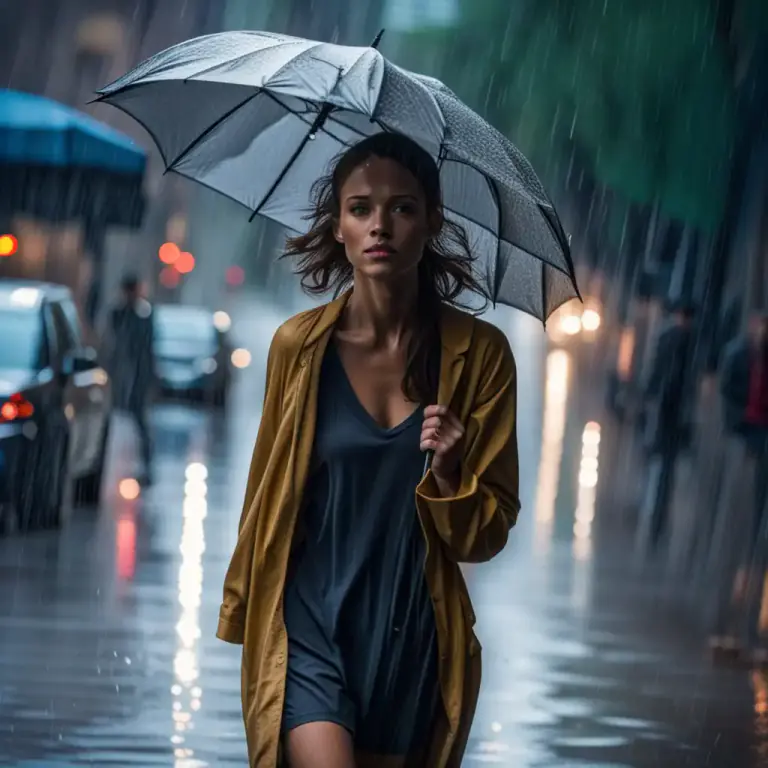 Visual representation of "piss" - To rain heavily.