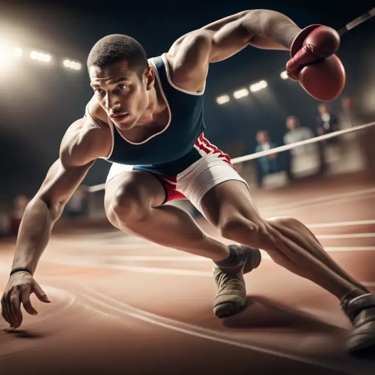 Visual representation of "have/get the best of something" - To defeat or overcome someone or something; typically refers to a competition or struggle