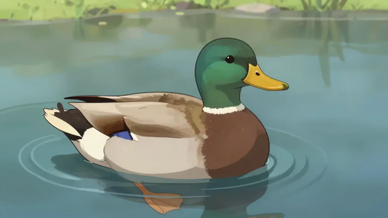 Visual representation of "drake" - A male duck.
