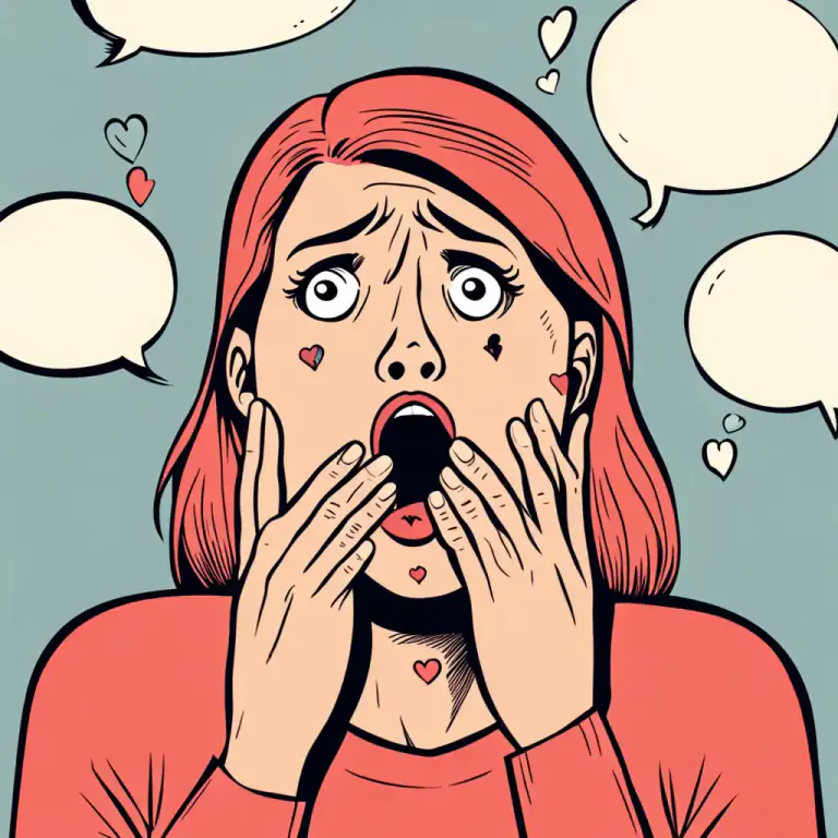 Visual representation of "a slip of the pen/tongue" - Unintentionally saying something that is embarrassing, incorrect or secret