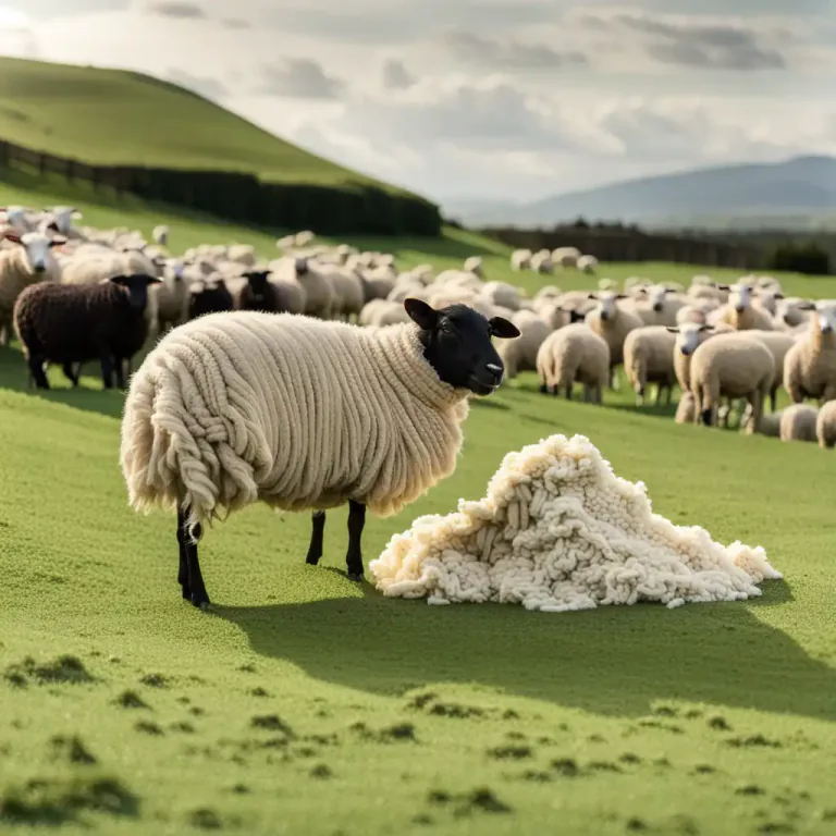 Visual representation of "be shorn of" - To remove the wool or hair from (an animal)