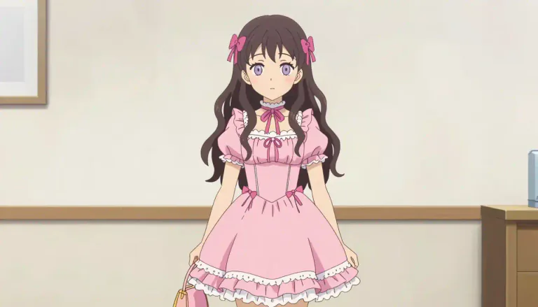 Visual representation of "girlie" - Related to or characteristic of girls or young women, especially in being pretty or delicate.