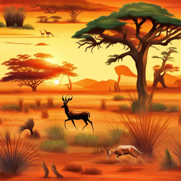 Visual representation of "ecology" - The relationships that a particular organism has with its environment