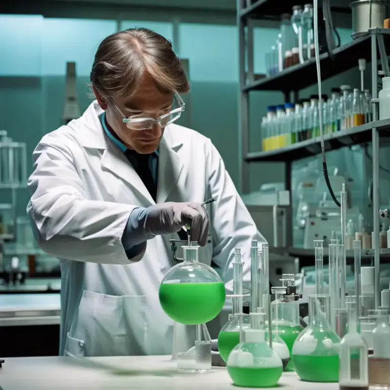 Visual representation of "balloon" - A round glass flask used in scientific laboratories