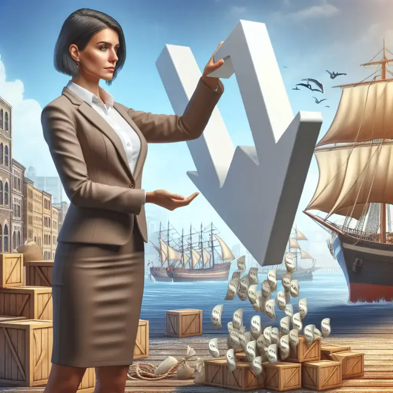 Visual representation of "devalue" - To reduce the official value of a currency