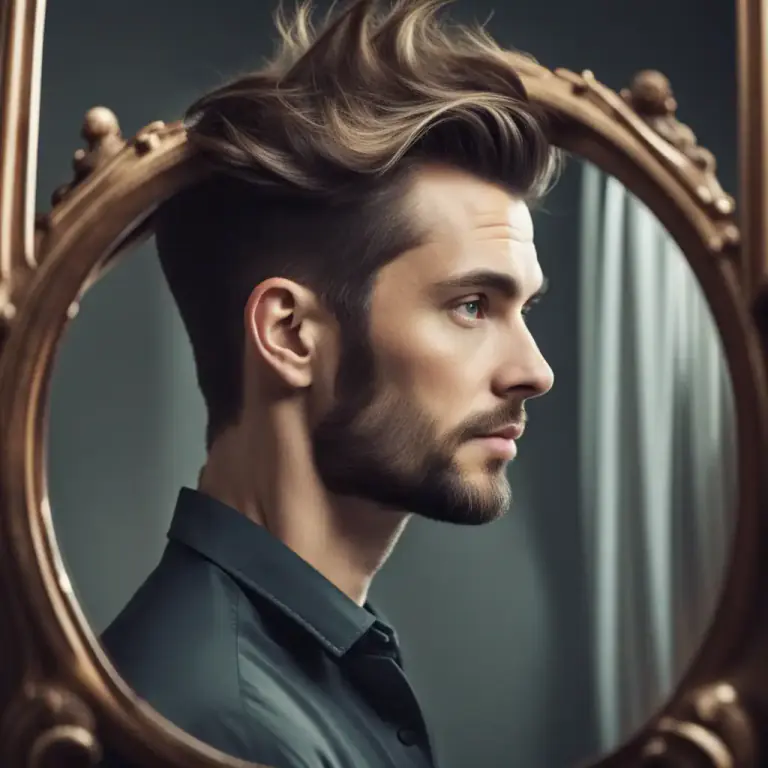 Visual representation of "thin on top" - Having less hair on one's head