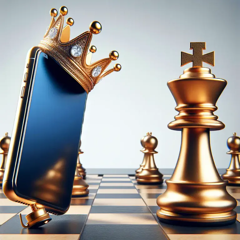 Visual representation of "dethrone" - To remove someone from a position of authority or dominance