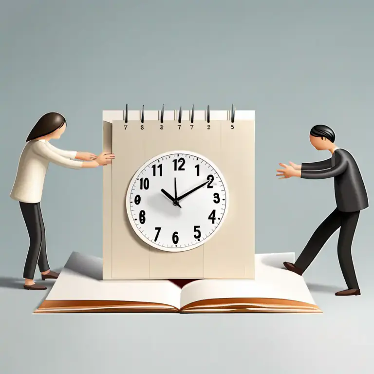 Visual representation of "go by" - Passing time