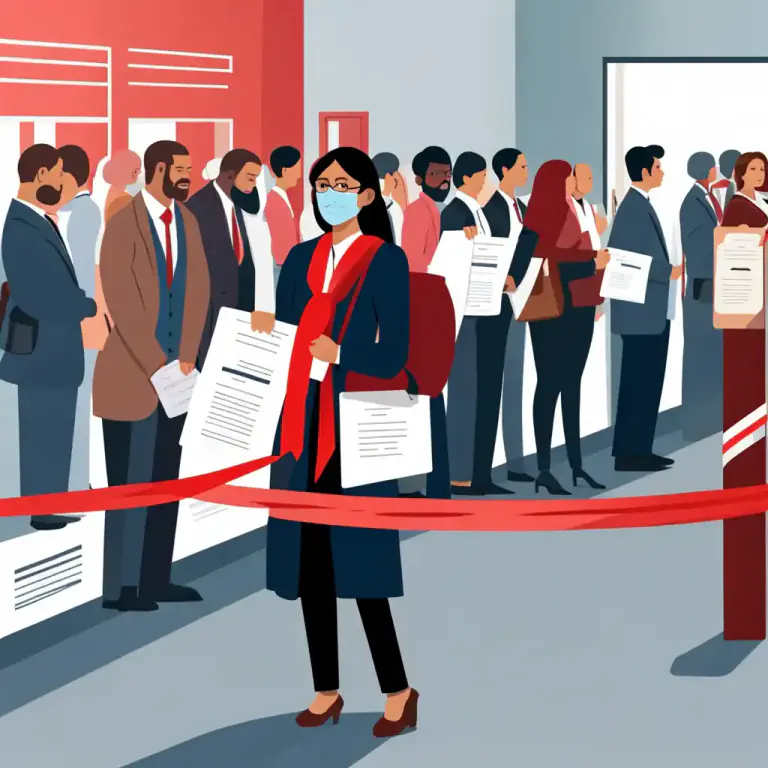 Visual representation of "bureaucratic" - Involving complicated rules and procedures which can cause delay