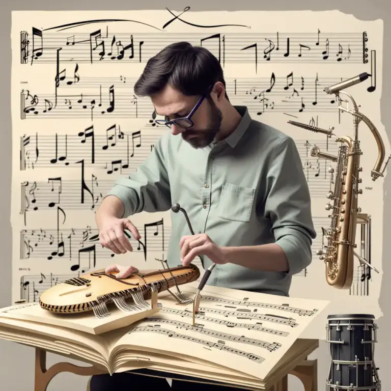 Visual representation of "progressive" - Emphasizing and using experimental and unusual musical techniques
