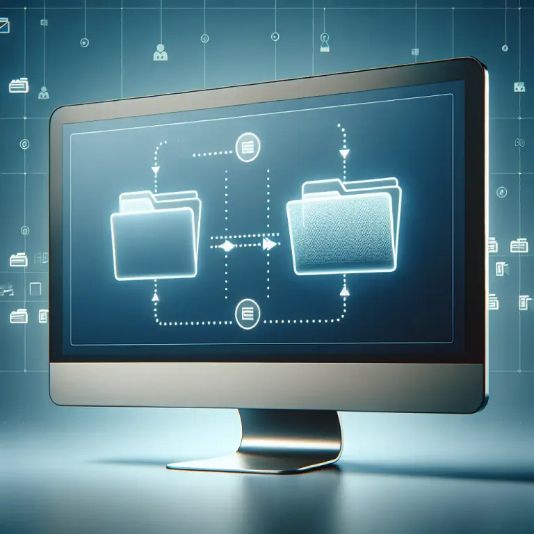 Visual representation of "path" - In computing, a sequence of commands or a link between points