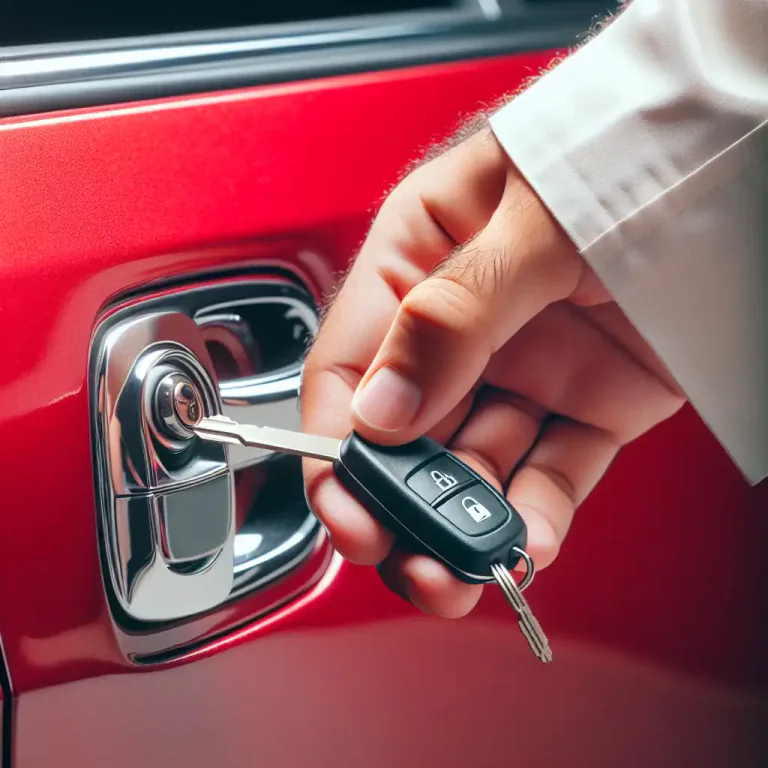 Visual representation of "lock" - To secure something using a lock