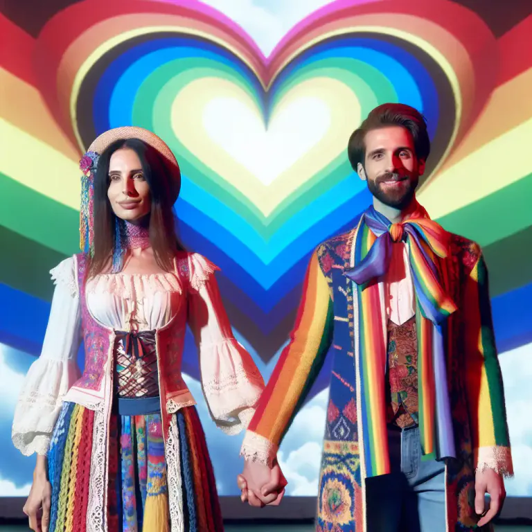 Visual representation of "queer" - A term used to describe people who are not straight or heterosexual