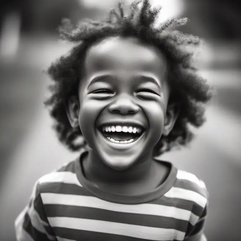 Visual representation of "smiley" - Showing a lot of happiness and smiles.