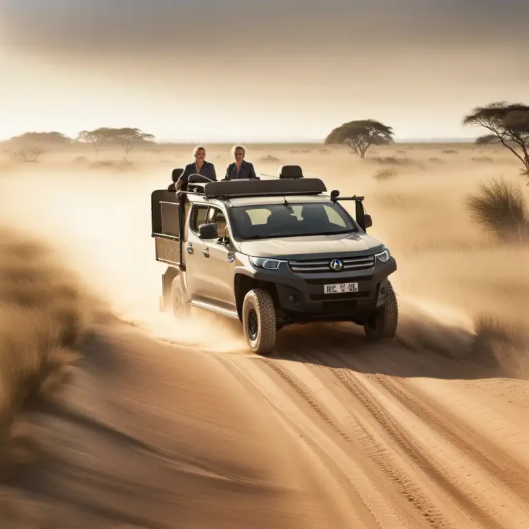 Visual representation of "safari" - A car that's designed to be used in safaris