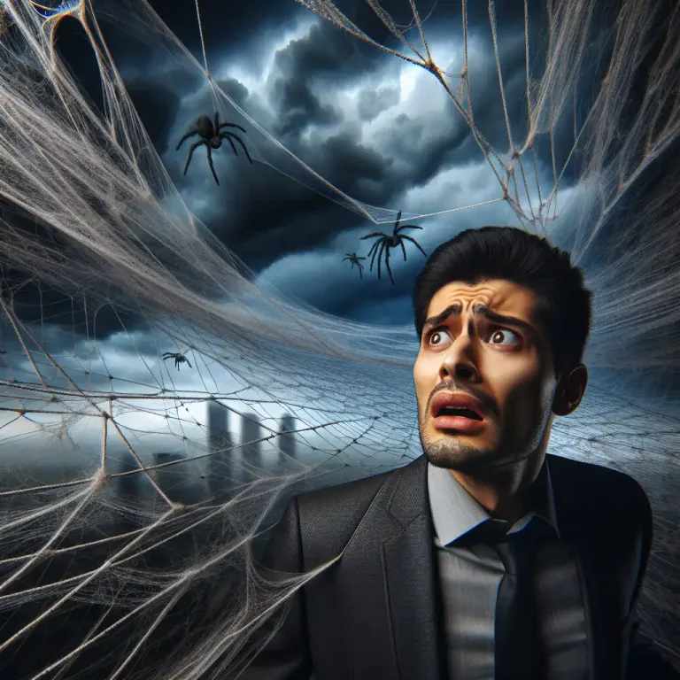 Visual representation of "quagmire" - A complex or precarious situation that is difficult to escape.