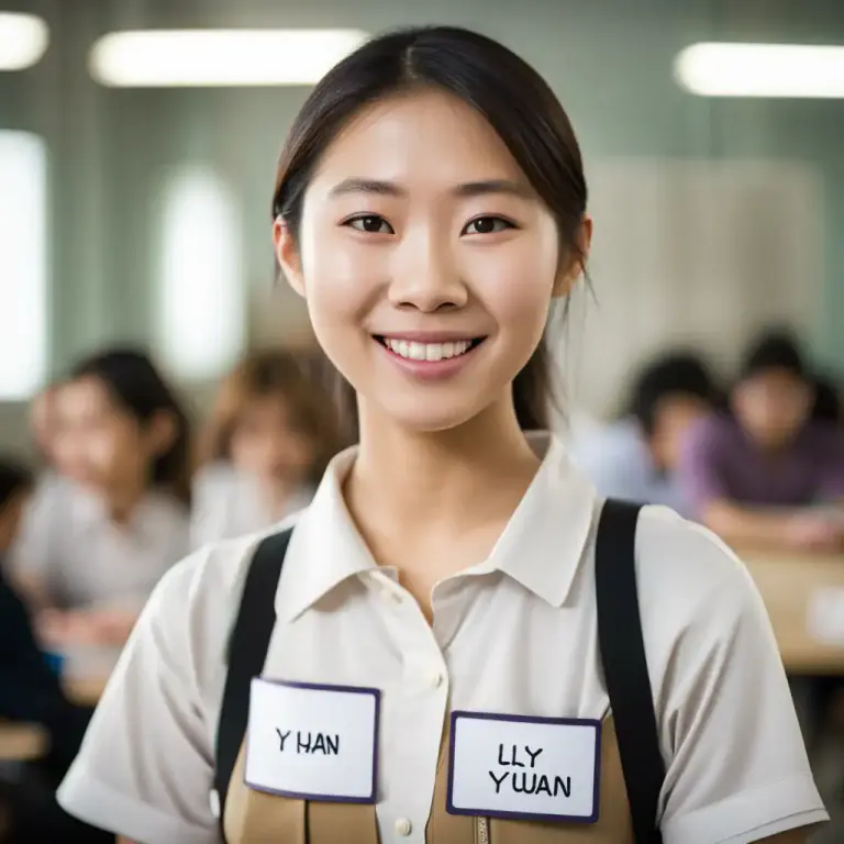 Visual representation of "yuan" - A person with the surname Yuan