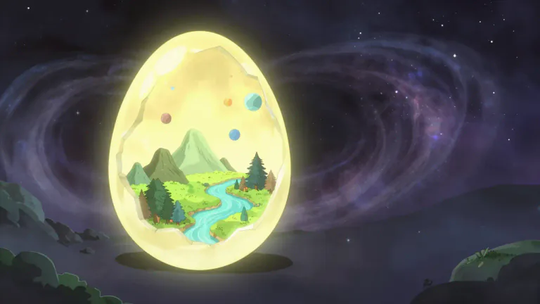 Visual representation of "genesis" - The beginning or creation of something.