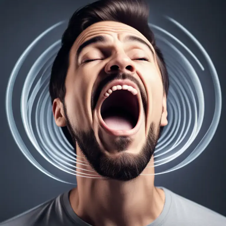 Visual representation of "guttural" - Relating to the throat.