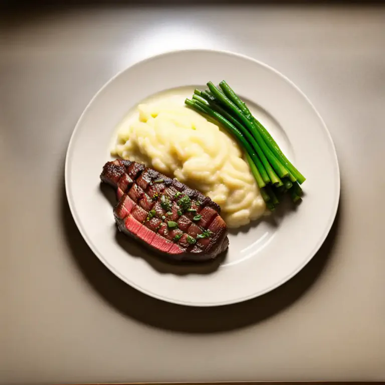 Visual representation of "champ" - A dish of mashed potatoes and scallions.