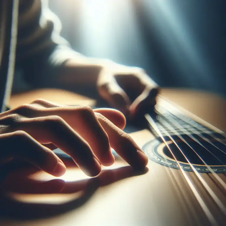 Visual representation of "finger" - To play a musical instrument using your fingers