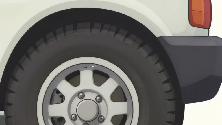 Visual representation of "tyre" - A thick piece of rubber that fits around the wheel of a vehicle or a bicycle