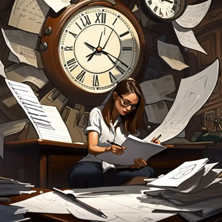Visual representation of "fiddle around with" - To spend time idly or aimlessly on something.