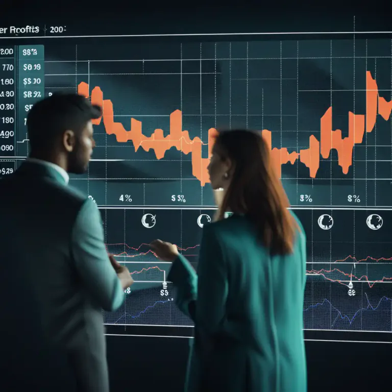 Visual representation of "be in the money" - In a position to make a profit