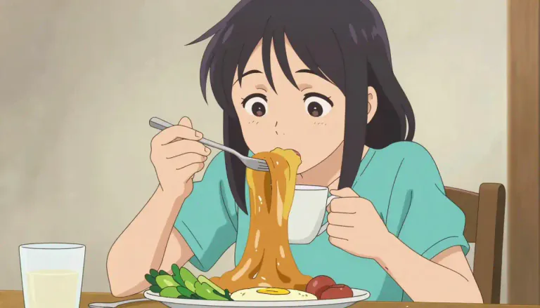 Visual representation of "consume" - to eat or drink something