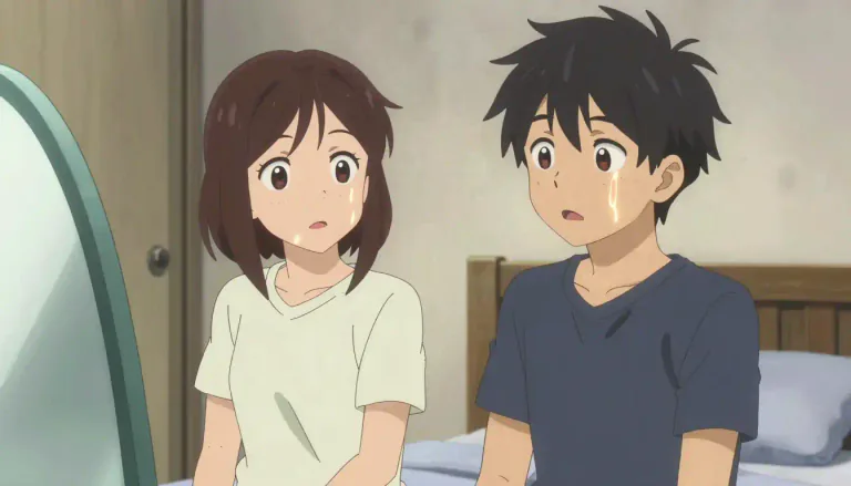 Visual representation of "puberty" - The time in a person's life when their body changes and they become able to have children.
