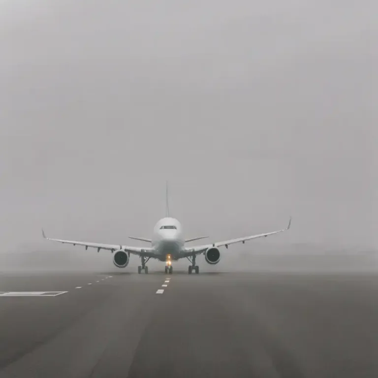 Visual representation of "touchdown" - When an aircraft lands on a runway, it is called a touchdown.