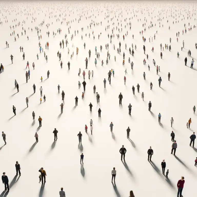 Visual representation of "oodles" - A very large quantity or number of