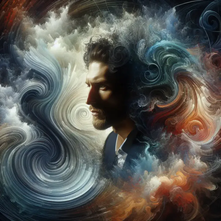 Visual representation of "whirlpool" - A situation or state of confused movement or violent turmoil
