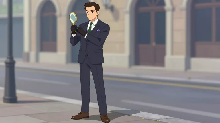 Visual representation of "dandy" - A man who cares a lot about his clothing and personal appearance