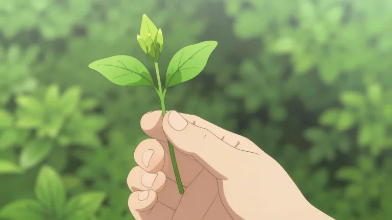 Visual representation of "sprig" - A small stem bearing leaves or flowers, taken from a plant.
