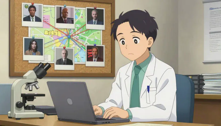 Visual representation of "criminologist" - A person who studies crime and criminal behavior