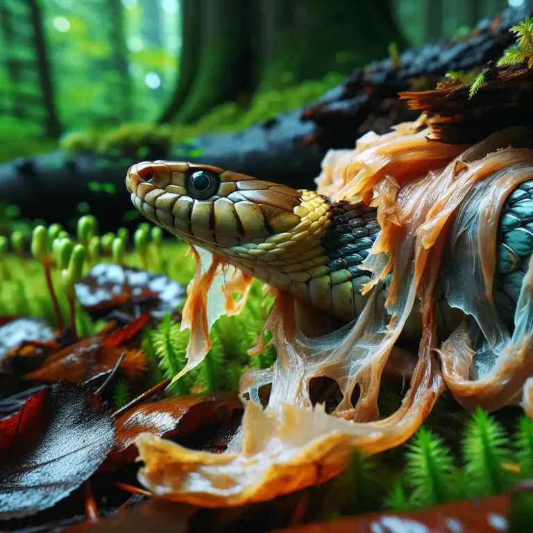 Visual representation of "slough" - Skin that is shed by a reptile or amphibian