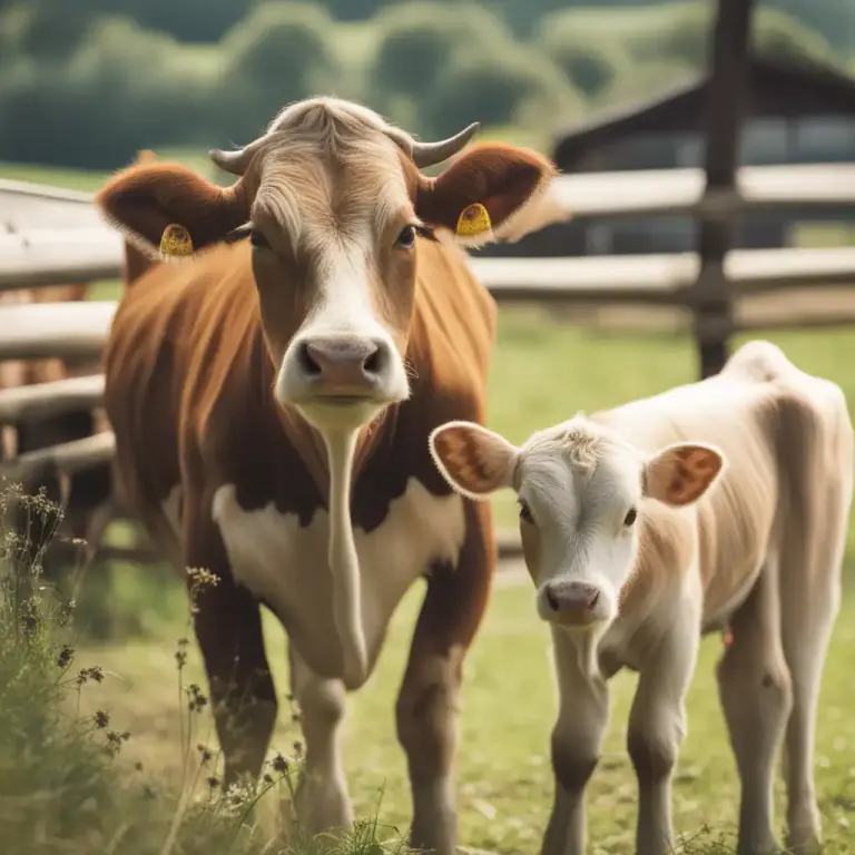 Visual representation of "calf" - A young cow