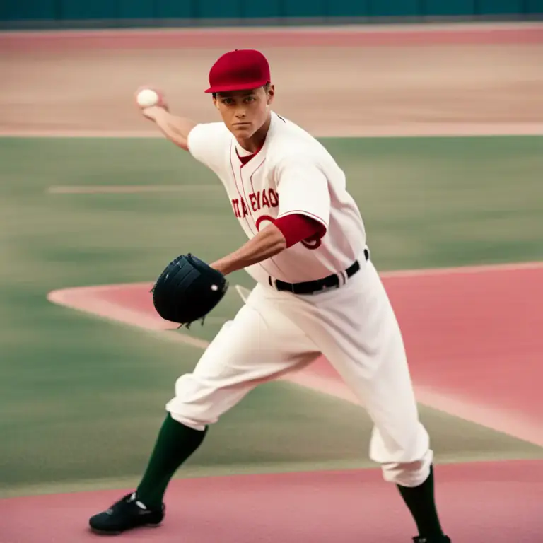 Visual representation of "underhand" - Describes a way of throwing or hitting a ball in sports where the hand is swung below shoulder level