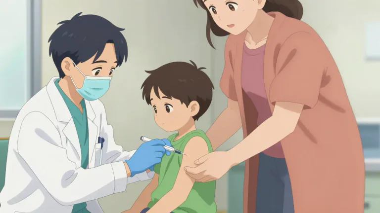 Visual representation of "inoculate" - To put a substance, such as a vaccine, into a person or animal to protect against disease.