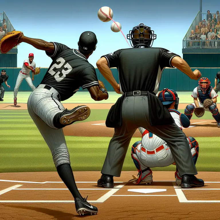 Visual representation of "ball" - In baseball, a pitch delivered outside the strike zone.